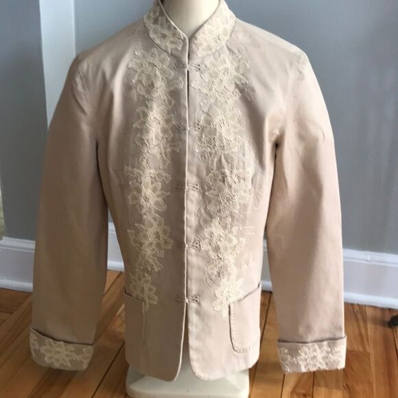 Coldwater Creek embellished military style jacket - Picture 1 of 8